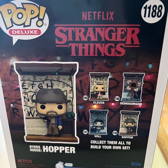 Funko Pop Deluxe Stranger Things Exclusive Byers House HOPPER - Picture 8 of 9